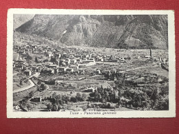 Cartolina - Tione ( Trento ) - Panorama Generale - 1920 Ca. - Trento