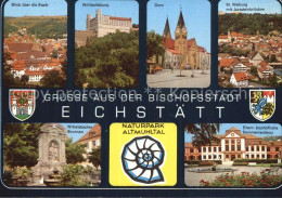 72532666 Eichstaett Oberbayern Stadtblick Willibaldsburg Dom St Walburg Mit Jura - Eichstätt