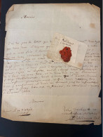 Paludanus Maastricht Nederland Brief Uit 1736 + Zegel 1737  Cachet En Cire Lettre Silographie - Sonstige & Ohne Zuordnung