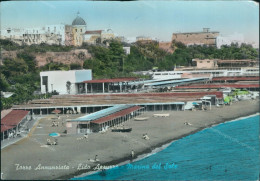 Cr494 Cartolina Torre Annunziata Lido Azzurro Marina Del Sole Napoli Campania - Napoli (Napels)