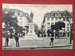 Cartolina - Praca E Estatua Do Duque Da Terceira - Lisboa - 1910 Ca. - Non Classés