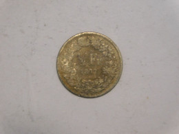 SUISSE 1/2 Franc 1877 Silver, Argent Demi - 1/2 Franc