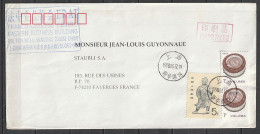 Lettre SHANGAI (Chine) PourFAVERGES (France) 12.06.1998- - Storia Postale
