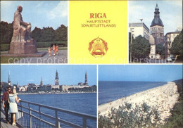 72532324 Riga Lettland Janis-Rainis-Denkmal Dom Rigaer Strand Riga - Lettonie