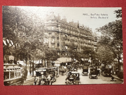 Cartolina - Francia - Paris - Le Boulevard Des Italiens - 1925 Ca. - Unclassified
