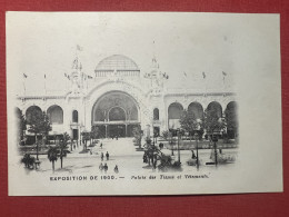 Cartolina - Exposition De 1900 - Palais Des Tissus Et Vétements - Non Classés