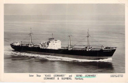 Frachter "Bernd Leonhard" - Hamburg Gel.1960 - Piroscafi