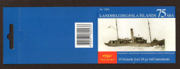 1 MARKENHEFTCHEN ISLAND 2001 75 JAHRE KÜSTENWACHE LANDHELGISGAESLA  POSTFRISCH - Postzegelboekjes