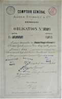 Comptoir Général Alfred Eyckholt & Cie - 30/4/1878 - Bank & Insurance