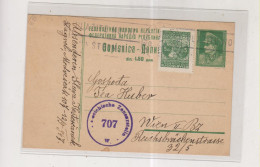 YUGOSLAVIA,1947 ZAGREB Censored Postal Stationery To Austria - Storia Postale