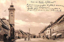 Gruss Aus Mureck - Platz (1905 Verlag Von H. Buchner Animation) - Mureck