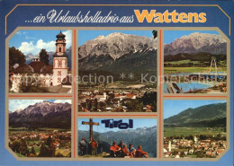 72531387 Wattens Kirche Panorama Bergkreuz Freibad  Wattens - Other & Unclassified