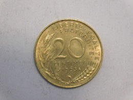France 20 Centimes 1963 MARIANNE SPL - 20 Centimes