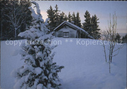72531345 Smaland Huette Im Schnee Smaland - Sweden