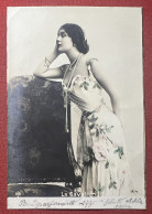 Cartolina Teatro - Lina Cavalieri - Soprano E Attrice Cinematografica - 1900 - Autres & Non Classés