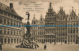 R055513 Anvers. Maisons Des Corporations Et Fontaine Du Brabo - World