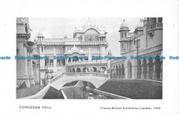 R056548 Congress Hall. Franco British Exhibition. London. 1908 - Autres & Non Classés