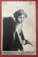 Cartolina Teatro - Lina Cavalieri - Soprano E Attrice Cinematografica - 1902 - Otros & Sin Clasificación