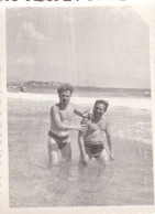 Old Real Original Photo - Naked Men In The Sea - Ca. 8.5x6 Cm - Personnes Anonymes