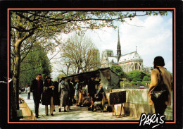75-PARIS NOTRE DAME LES BOUQUINISTES-N°T2653-D/0199 - Notre-Dame De Paris