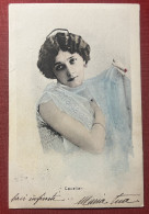 Cartolina Teatro - Lina Cavalieri - Soprano E Attrice Cinematografica - 1902 - Sonstige & Ohne Zuordnung
