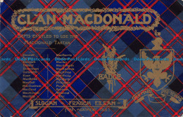 R056075 Clan Macdonald. Valentine. 1904 - World