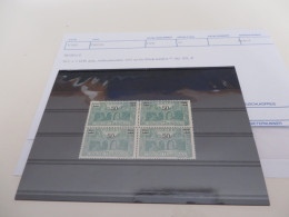 MONACO  1931   ** /  Im  4 Er  BLOCK  50 C  Auf  1.10 Fr. Grün Mi. :  100,00 €. - Unused Stamps