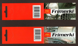 2 MARKENHEFTCHEN ISLAND 2004 OLDTIMER POSTFRISCH - Postzegelboekjes