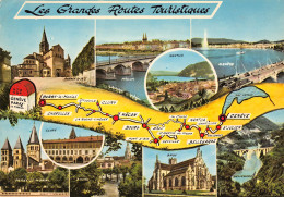 71-LES GRANDES ROUTES TOURISTIQUES GENEVE PARAY LE MONIAL-N°T2655-A/0075 - Other & Unclassified