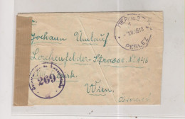 YUGOSLAVIA,1946 PERLEZ Censored Cover To Austria - Lettres & Documents