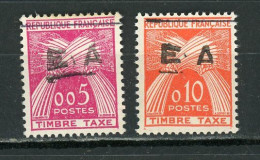 ALGÉRIE : TIMBRE TAXE - (SURCH. EA) N° Yvert 49 +50** - Algerije (1962-...)