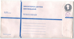 Man - Registered King Size Envelope - 23,5 P Uprated 6 P - Stationery Entier - 29 X 15 Cm - Isle Of Man