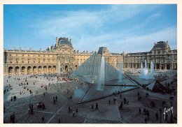 75-PARIS LE LOUVRE ET LA PYRAMIDE-N°T2656-B/0355 - Louvre