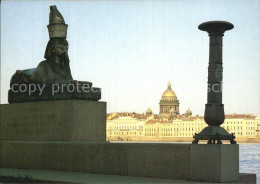 72530996 St Petersburg Leningrad Egyptian Sphinx Neva Embankment   - Russia