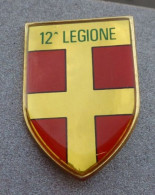 Distintivo Guardia Di Finanza 12^ LEGIONE - Dismesso - Anni 80/90 - Italian Police Pinned Insignia - Used Obsolete (286) - Politie & Rijkswacht