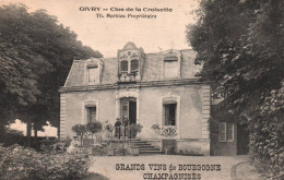 Givry - Vin Vignoble CLOS DE LA CROISETTE , MATHIEU Propriétaire - Grands Vins De Bourgogne Champagnisés - Andere & Zonder Classificatie