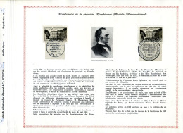 Rarissime Feuillet PAC (précurseur De CEF) De 1963, Centenaire De La Première Conférence Postale Internationale - 1960-1969