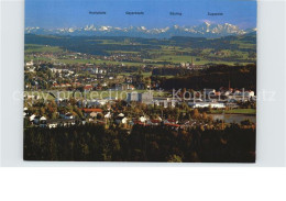 72530346 Kempten Allgaeu Panorama Hochplatte Geyerkoepfe Saeuling Zugspitze Kemp - Kempten