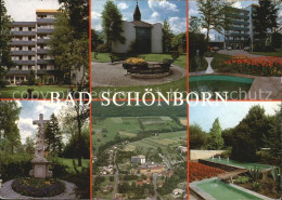 72530253 Bad Schoenborn Sanatorium Park Denkmal Fliegeraufnahme Anlage Bad Schoe - Bad Schönborn