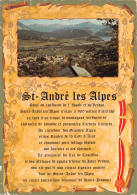 04-SAINT ANDRE LES ALPES-N°T2660-D/0277 - Autres & Non Classés