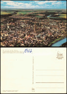 Ansichtskarte Ulm A. D. Donau Luftbild Gesamtansicht Vom Flugzeug Aus 1960 - Ulm
