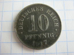 Germany 10 Pfennig 1917 A - 10 Pfennig