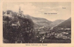 Schloss Lichtenstein Mit Echatztal Gel.1932 - Reutlingen