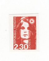 Briat 2fr30 Rouge YT 2614i : Faux De Seine Et Marne, Non Dentelé Et Sans Phospho. Cote YT : 50 €. GOMME IMPECCABLE. - Unused Stamps