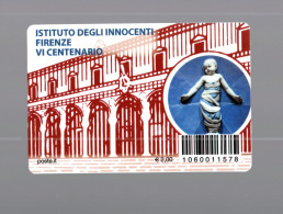 ITALIA  :  Tessera Filatelica - Istituto Degli Innocenti Firenze - 22.10.2019 - Cartes Philatéliques
