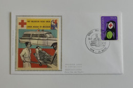 Red Cross, Persia Red Lion And Sun (Iran) , Red Crescent, Belgium, Belgie, FDC, 2 Covers - Andere & Zonder Classificatie