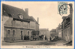36 - ORSENNES (36) Dans L' INDRE En BERRY - DEPART De LA DILIGENCE VERS 1906 - La Chatre