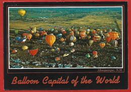 Albuquerque (New Mexico) Balloon Capital Of The World Montgolfières 2scans 27-08-1985 - Albuquerque