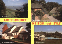 72529310 Keitum Sylt Am Kliff Friesenhaus St Severin Kirche Schwimmbad Archsum - Sylt