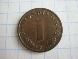 Germany 1 Reichspfennig 1939 F - 1 Reichspfennig